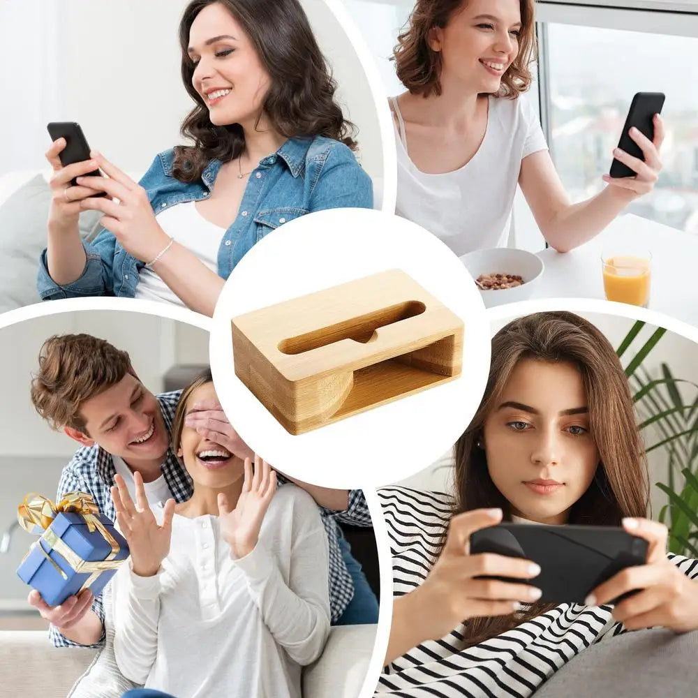 Wood Cell Phone Stand Mobile Phone Sound Amplifier