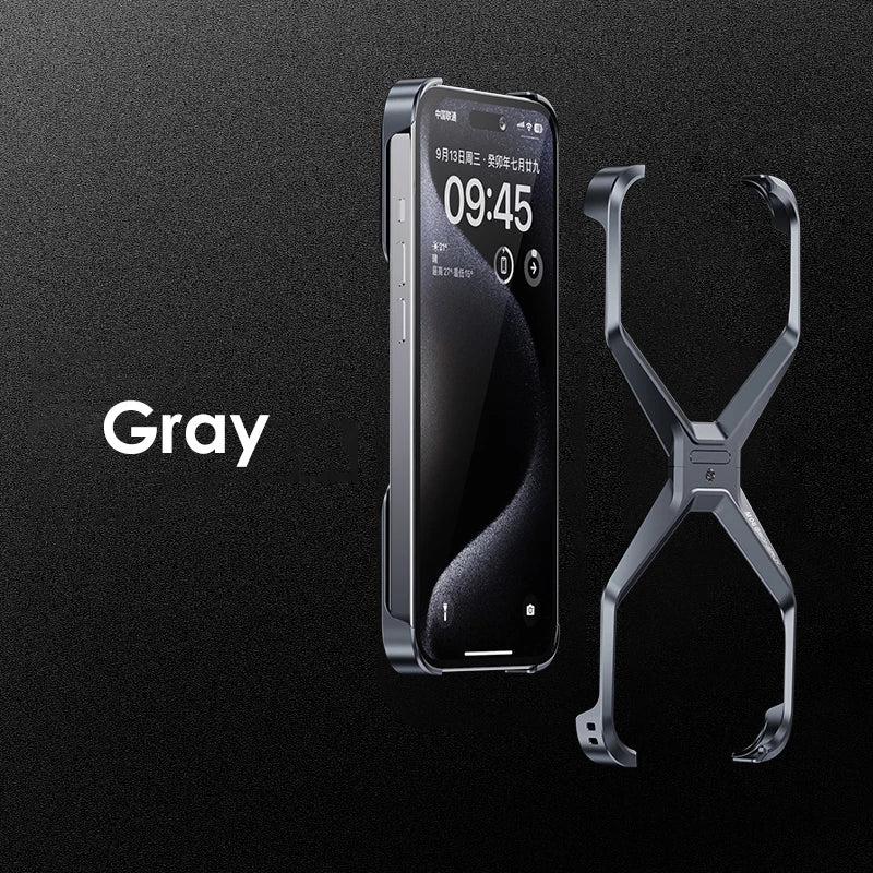 Luxury Aluminium Rimless Phone Case