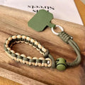 Handwoven adjustable mobile phone lanyard