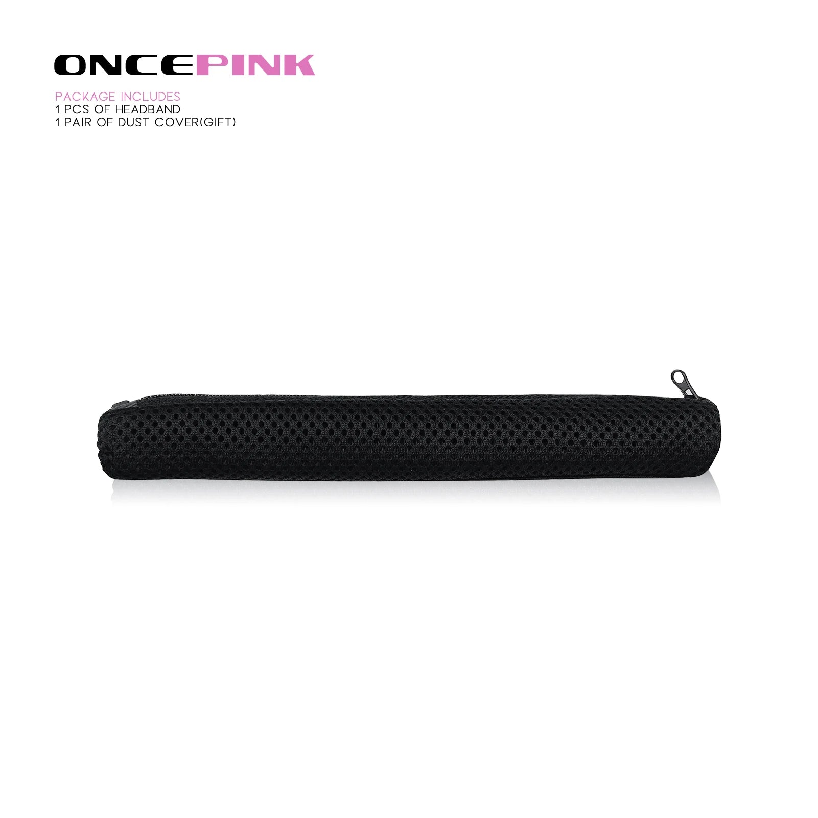 Full Closure Headphone Headband Cover Zipper