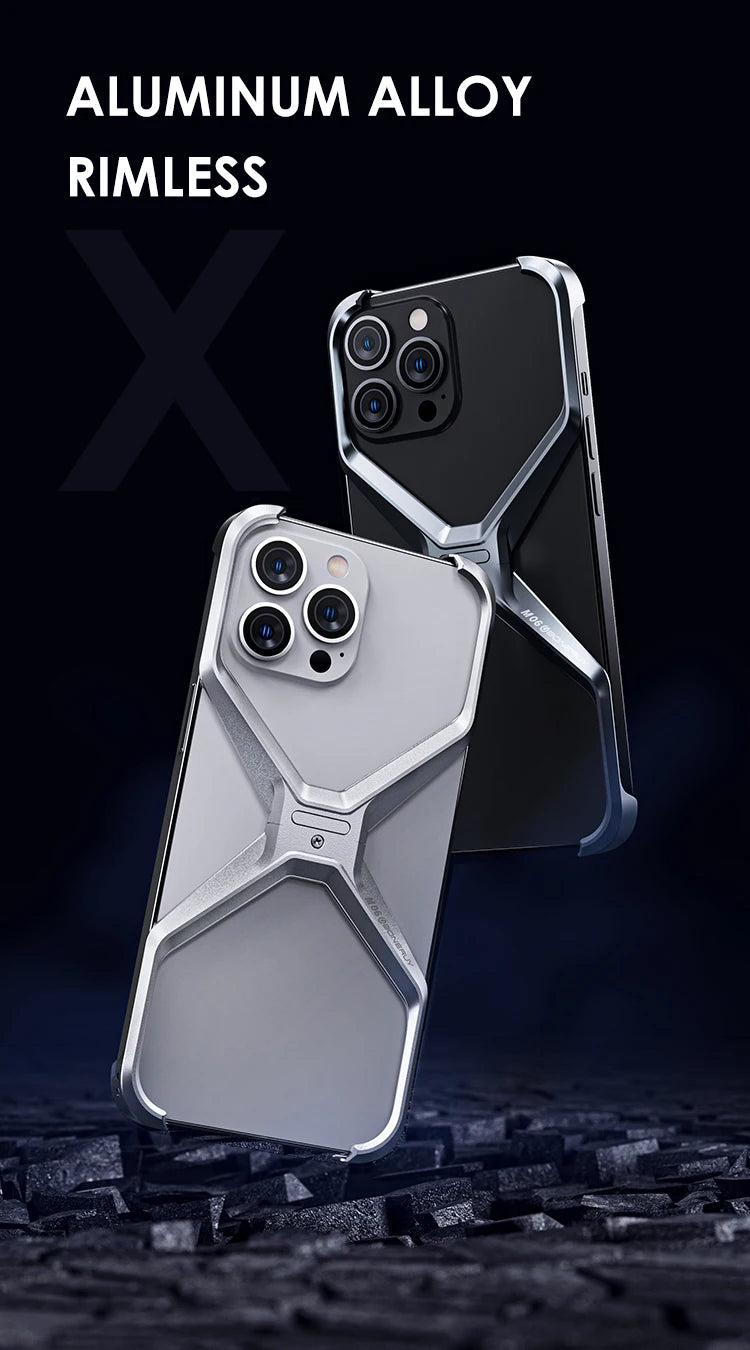 Luxury Aluminium Rimless Phone Case