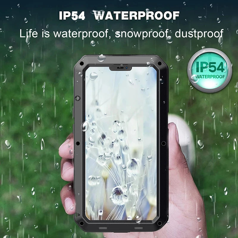Waterproof Heavy Duty Metal Case For iPhone