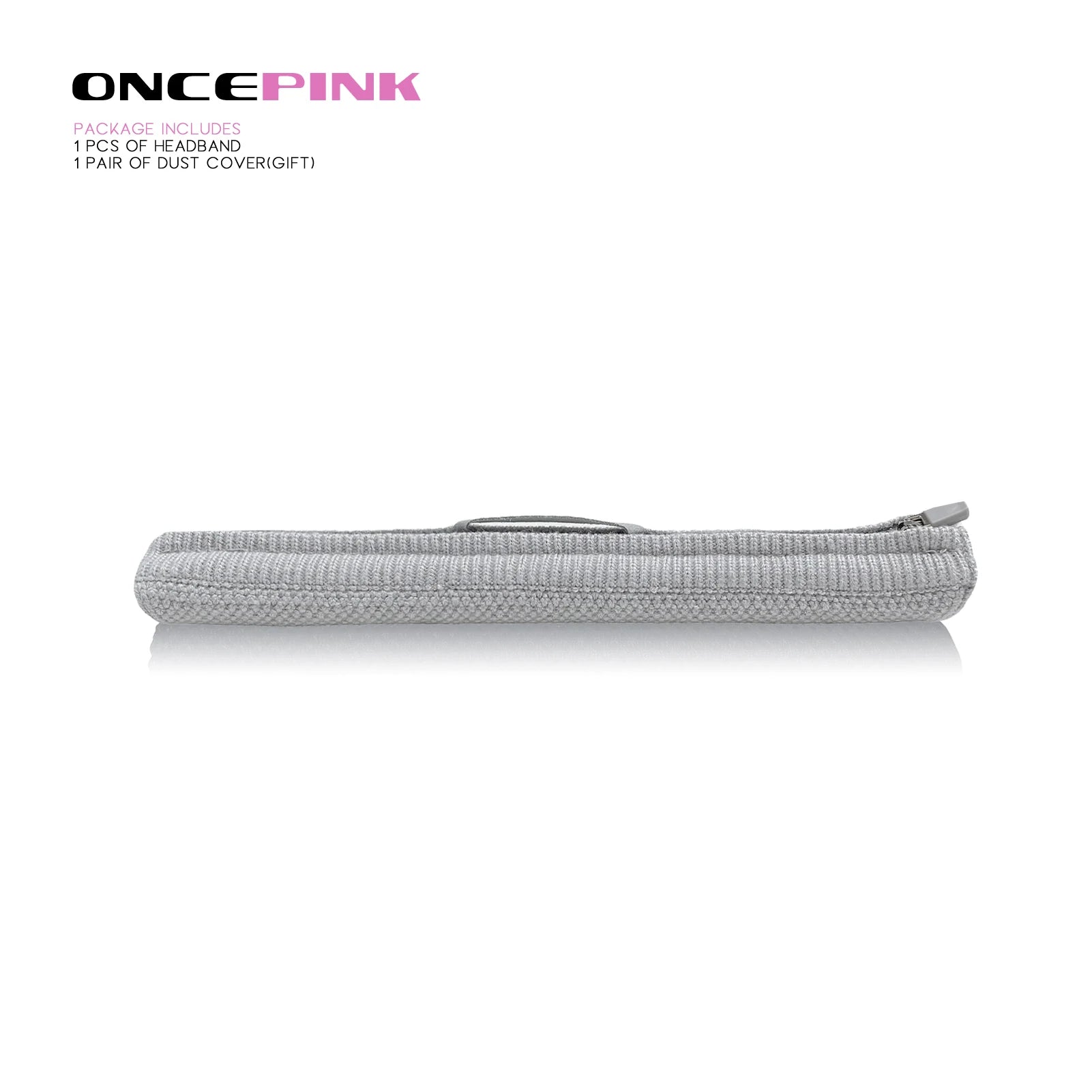Full Closure Headphone Headband Cover Zipper