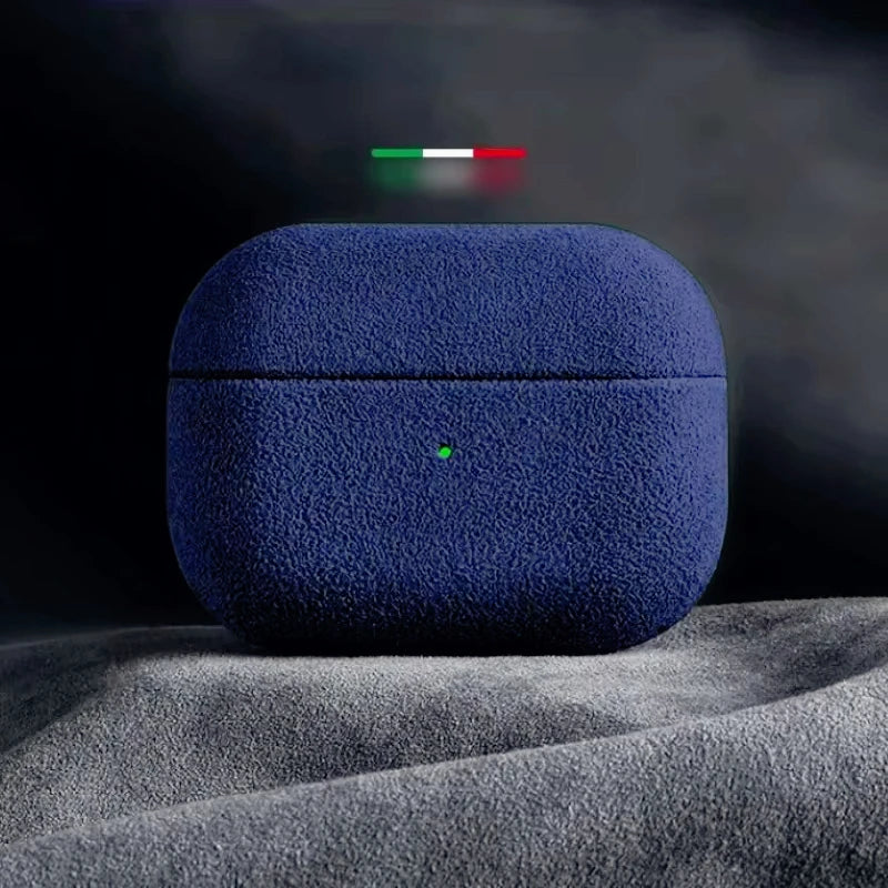 Italian Suede Leather Case For Airpods