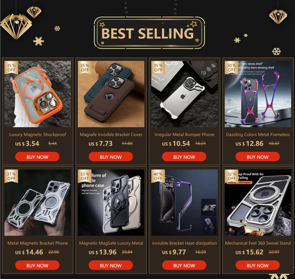 future style iPhone metal case two parts