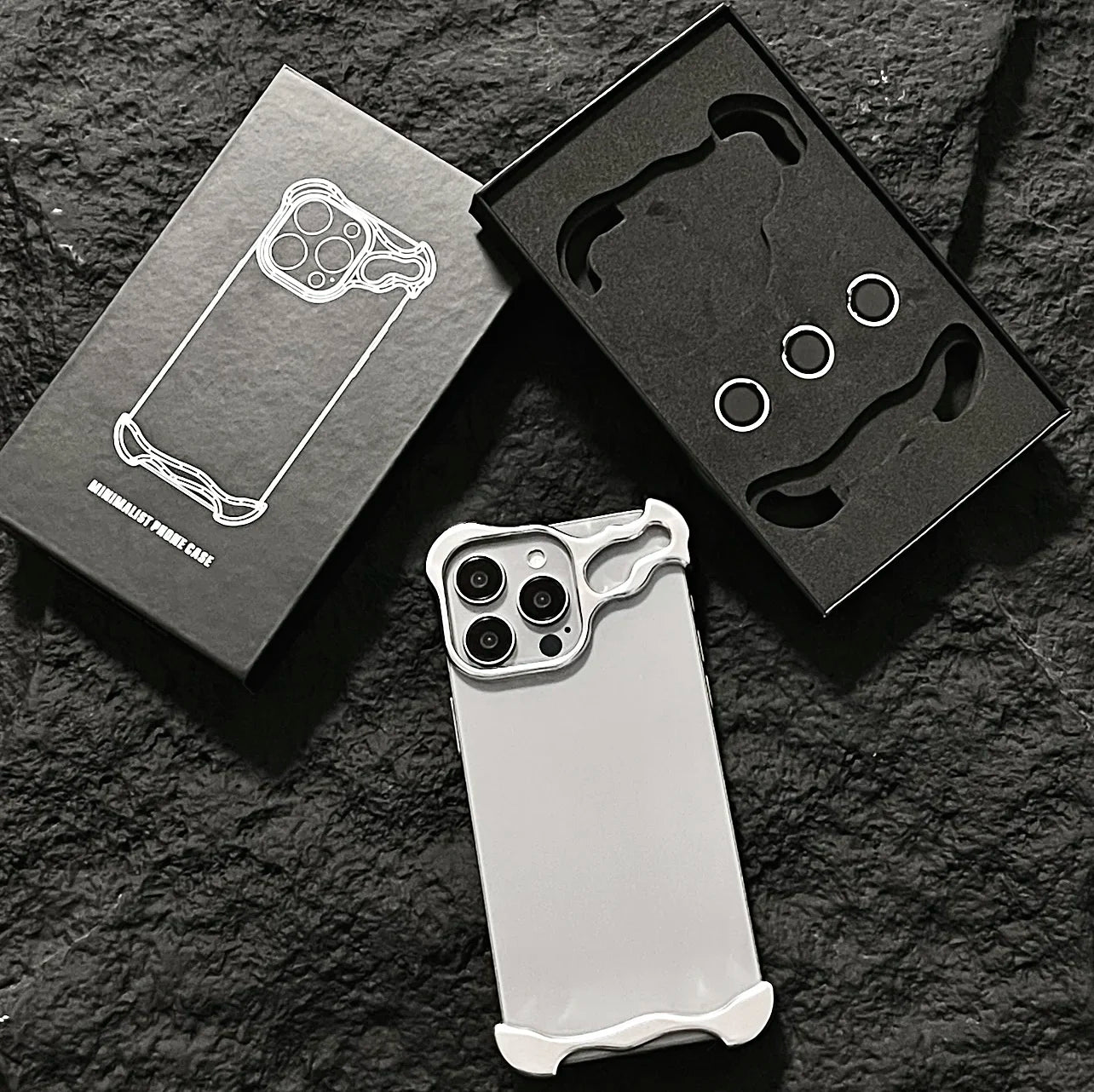 future style iPhone metal case two parts