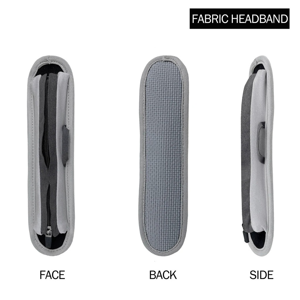 Full Closure Headphone Headband Cover Zipper