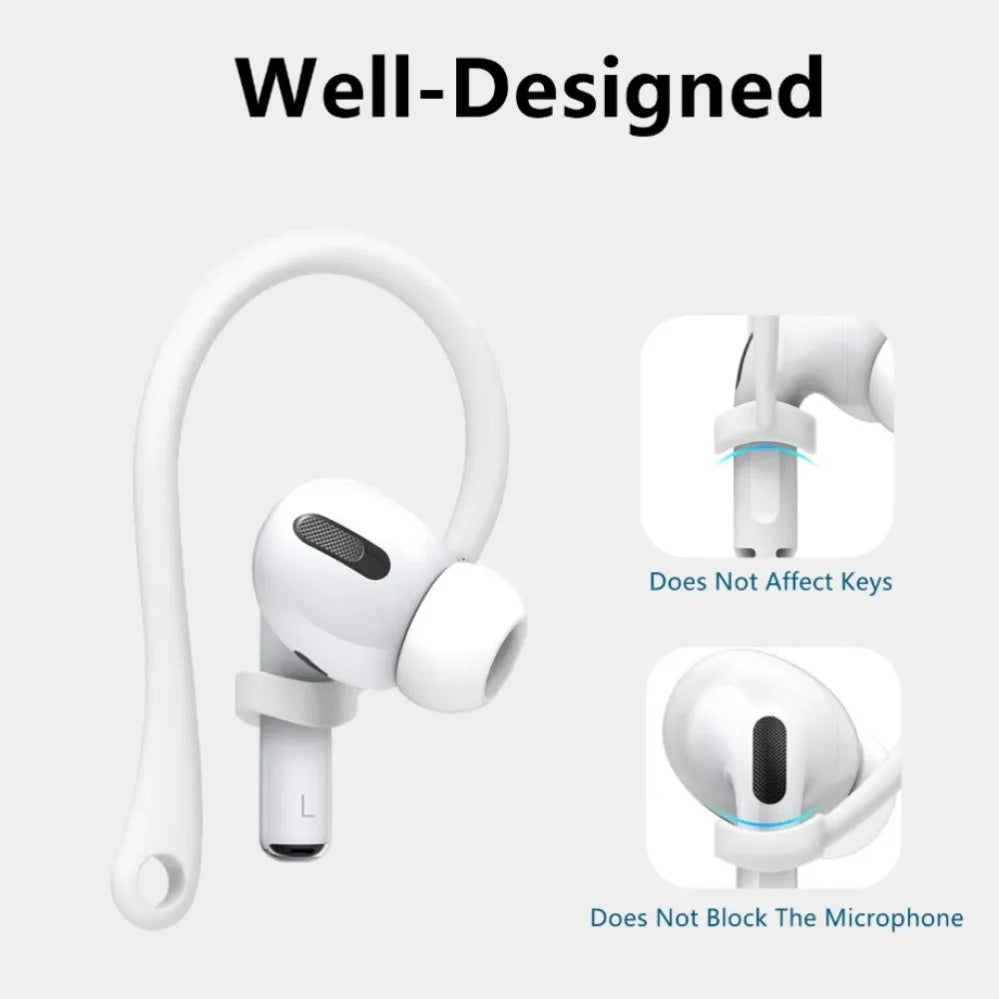 Silicone Ear Hooks For Apple Air Pods and Pro