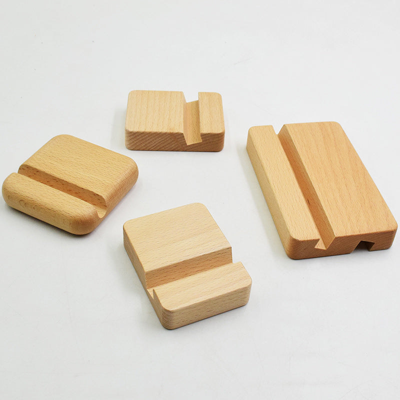Solid Wood Cell Phone Rack Stand Holder