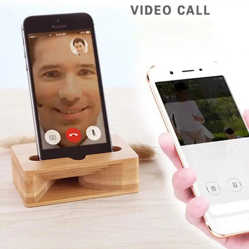 Wood Cell Phone Stand Mobile Phone Sound Amplifier