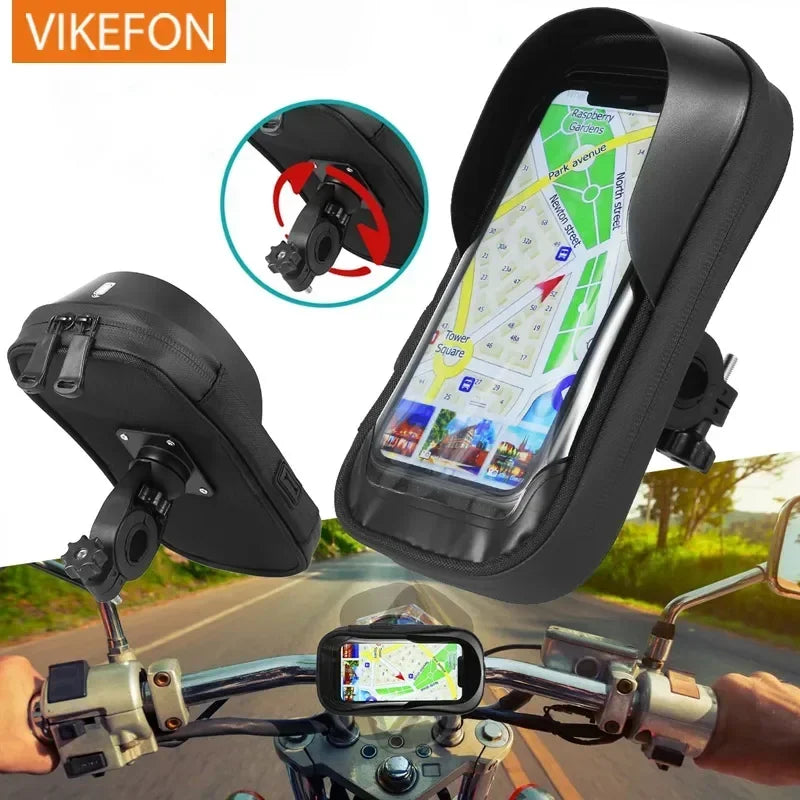 Bicycle Motorcycle Waterproof 360° Rotation Phone Holder