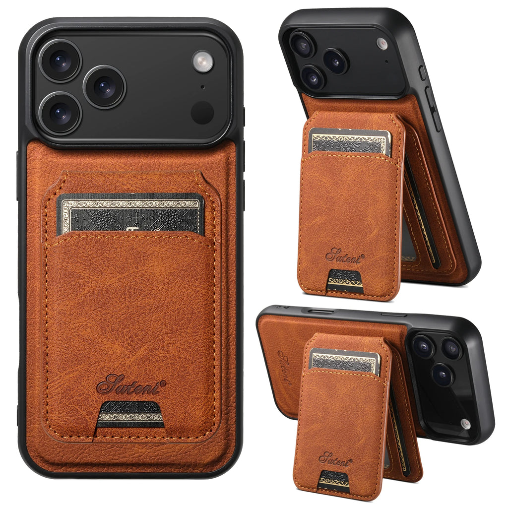 Wireless Charging leather Phone Case