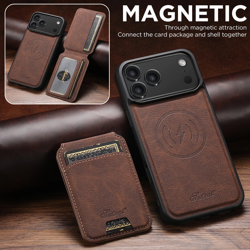 Wireless Charging leather Phone Case