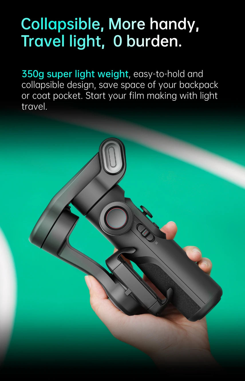 Handheld Gimbal Stabilizer SmartXE for iPhone Android AI Face