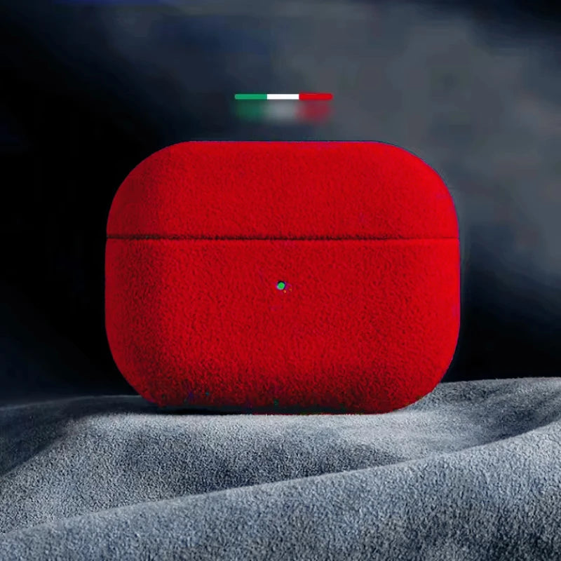 Italian Suede Leather Case For Airpods