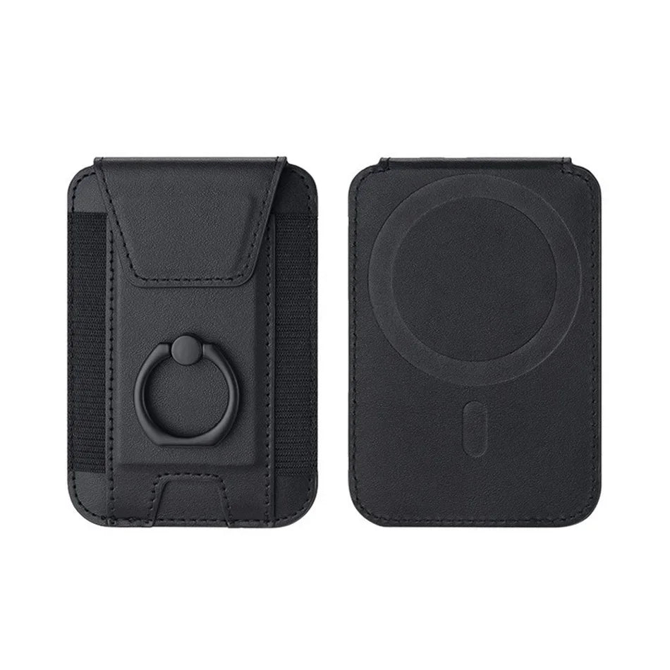 Magnetic IPhone leather Card Holder