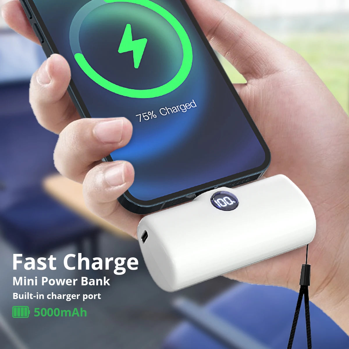 Portable Charger for iPhone Charging Power Bank