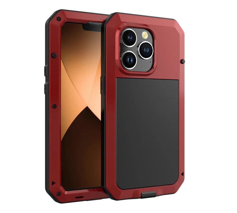 Waterproof Heavy Duty Metal Case For iPhone