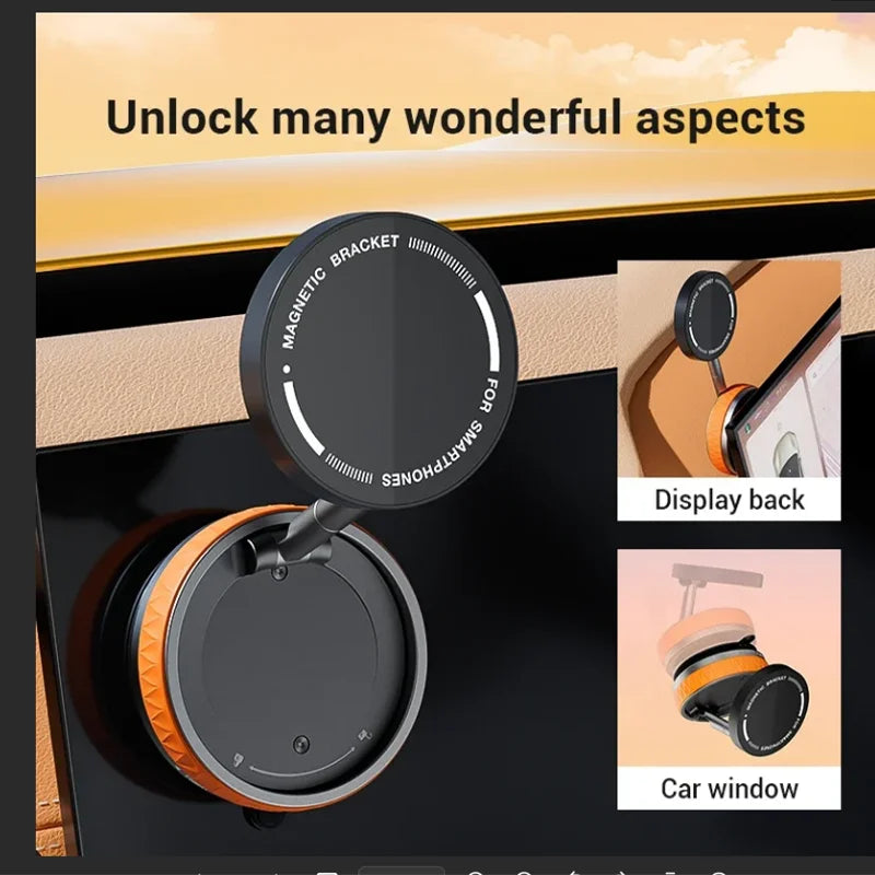 Suction Magnetic Car Phone Holder