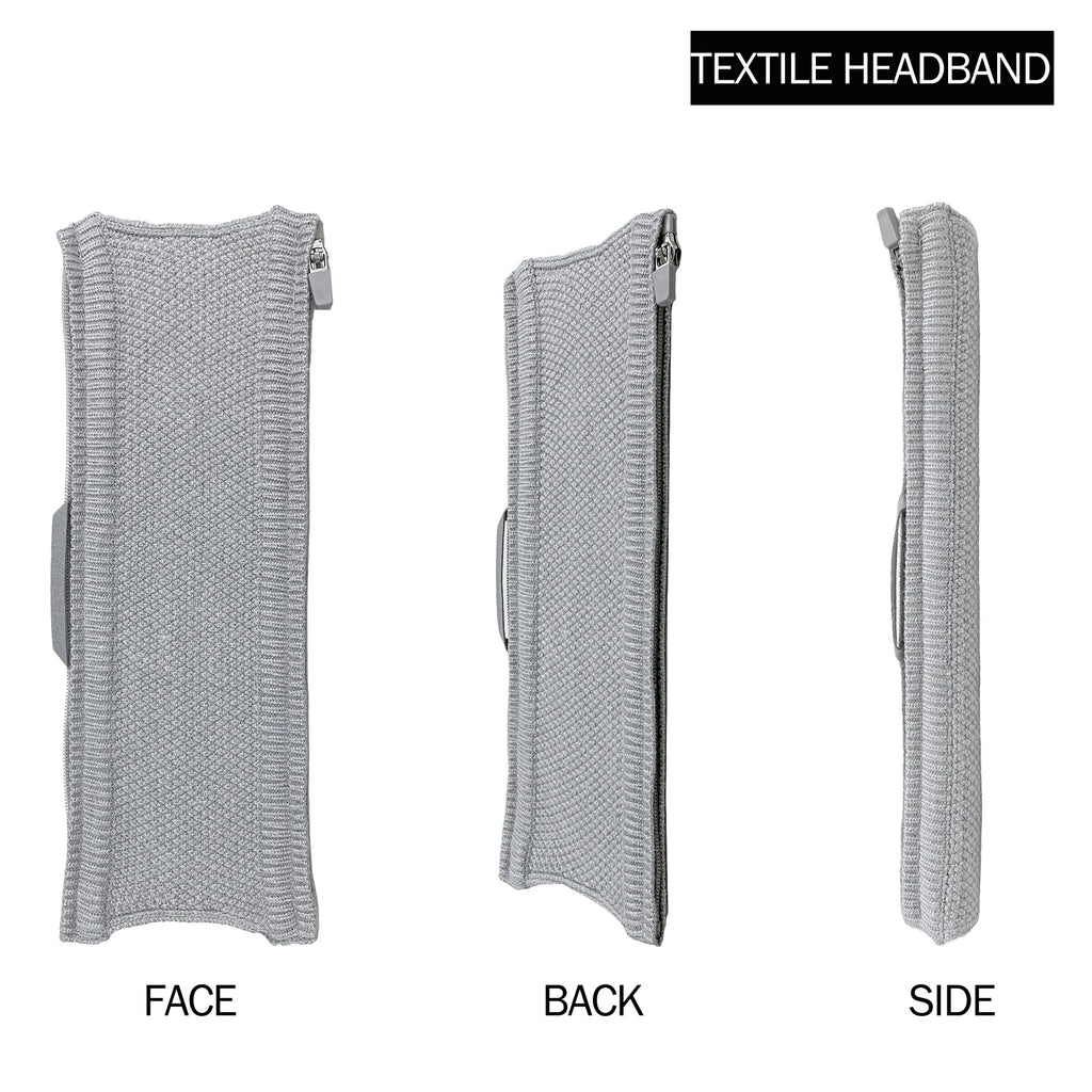 Full Closure Headphone Headband Cover Zipper
