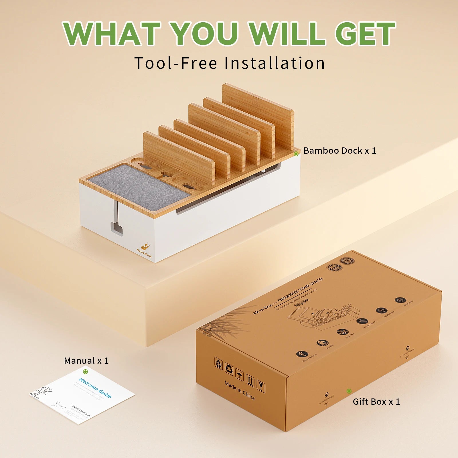 wood Charging Station