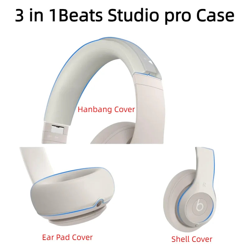 3-in-1  protective cover, scratch resistant ear pad protective cover