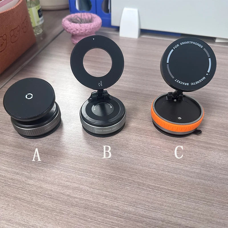 Suction Magnetic Car Phone Holder